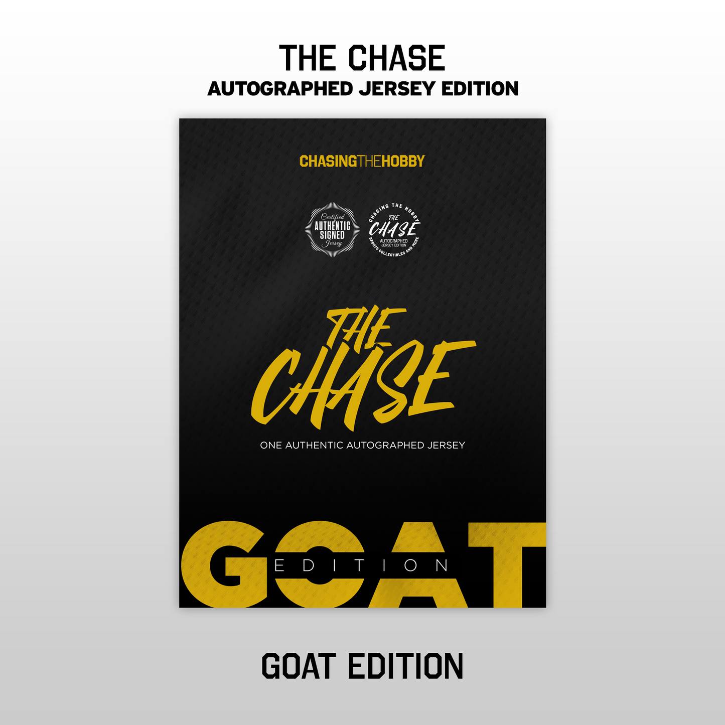 THE CHASE SERIES: GOAT Autographed Jersey MULTI-SPORT Mystery Box - ChasingTheHobby
