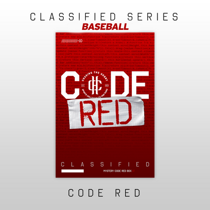 Classified Series CODE RED Baseball Mystery Box - ChasingTheHobby