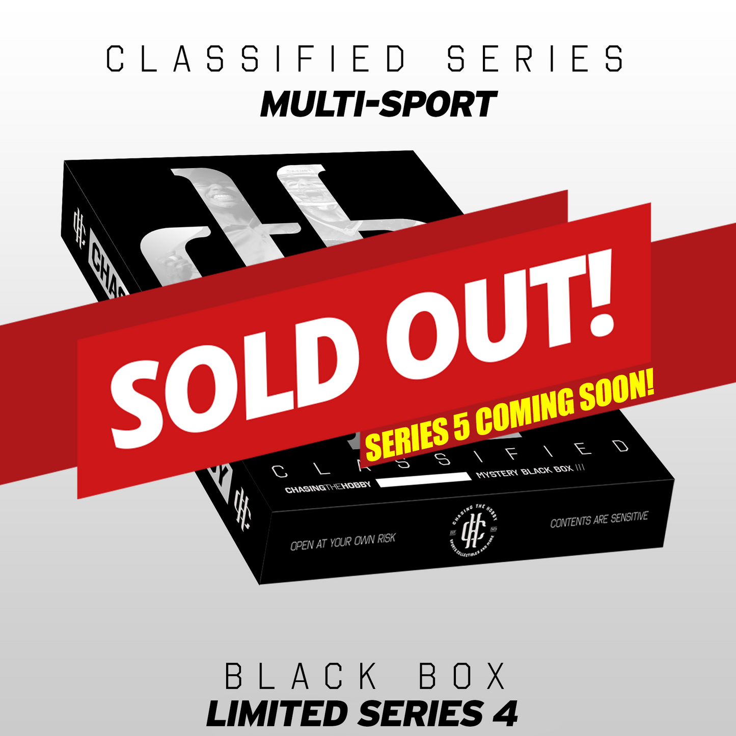 COMING SOON!! Classified Series BLACK BOX Multi-Sport Mystery Box Limited Series 5 - ChasingTheHobby