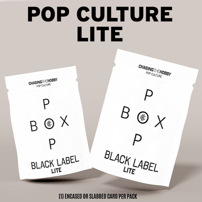 CTH LITE Series Pop Box BLACK LABEL Pop Culture Mystery Pack - ChasingTheHobby