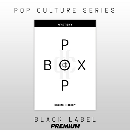 Pop Box BLACK LABEL Premium Pop Culture Mystery Box - ChasingTheHobby