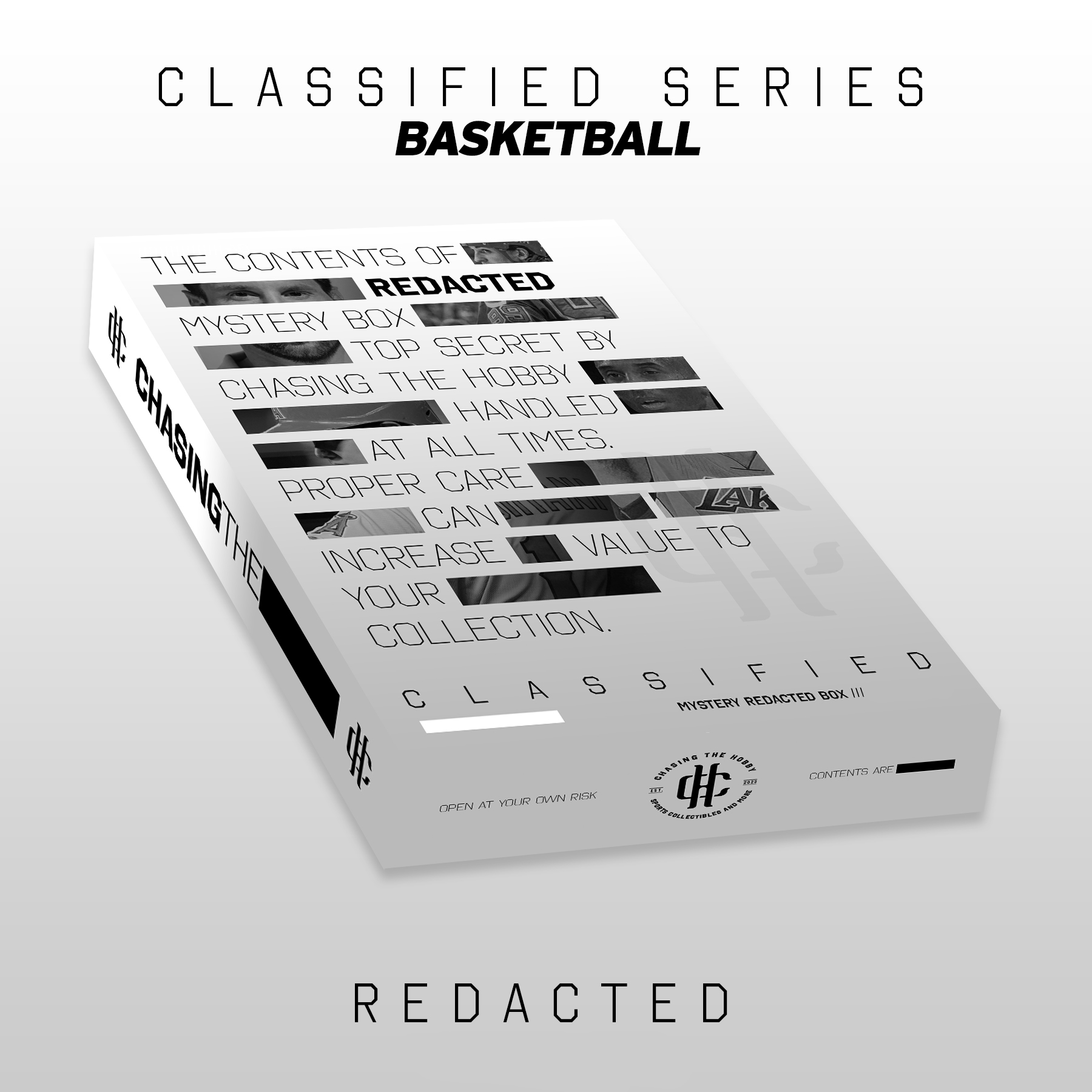Redeacted Box Classified Series REDACTED Basketball Mystery Box - ChasingTheHobby